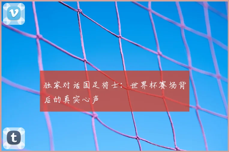 独家对话国足将士：世界杯赛场背后的真实心声